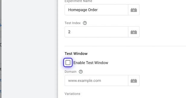 Test Window