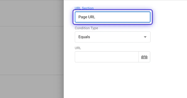 URL Section Filter