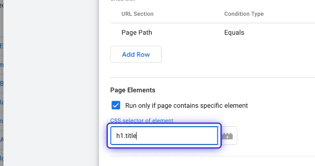 CSS Selector selection