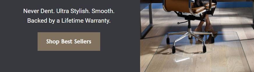 Ultra stylish Glass Office Chair Mats