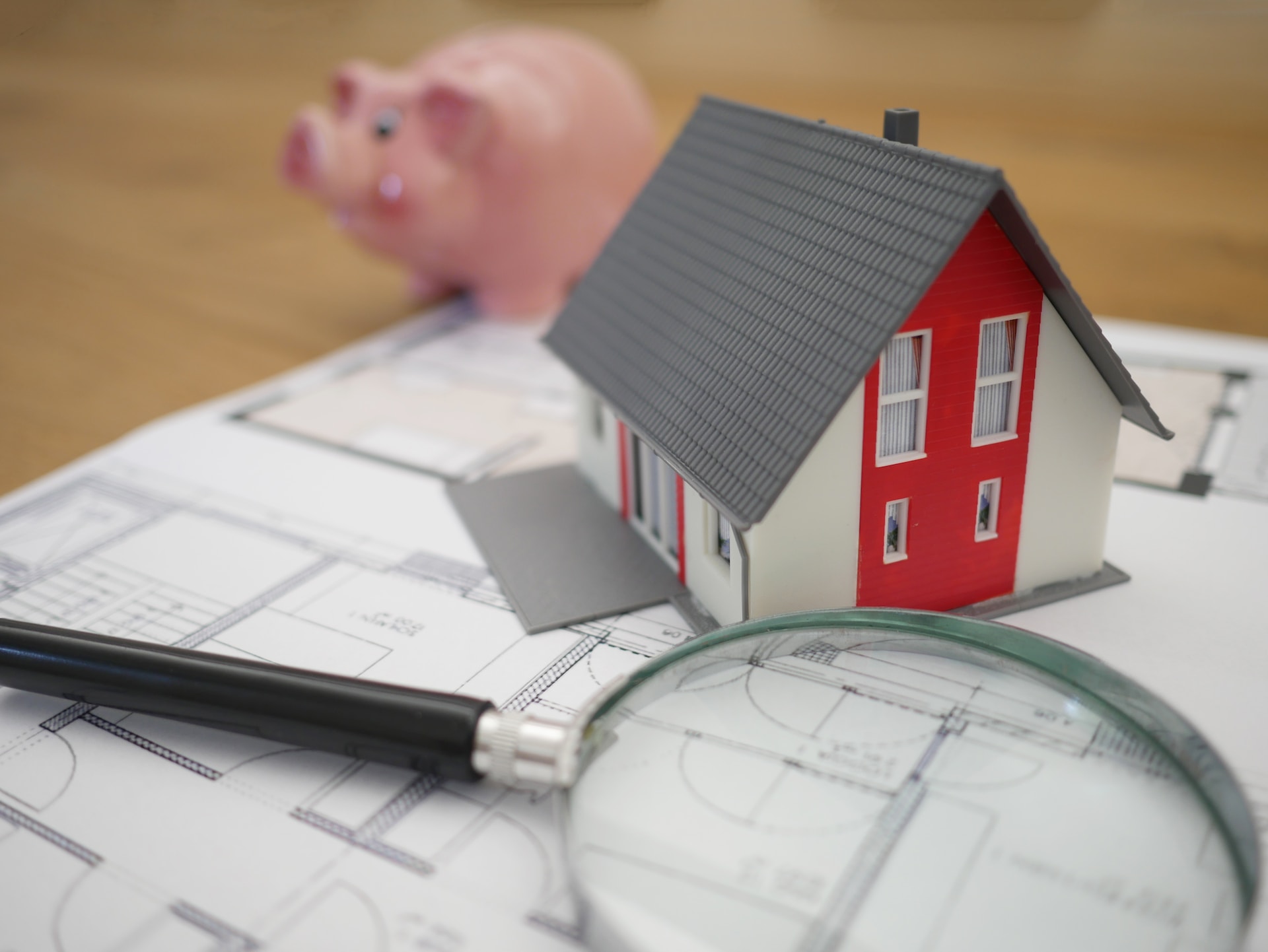 House with red roof - house plans marketplace