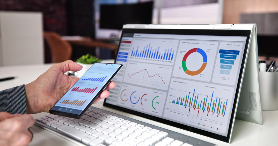 CRO analytics dashboard showing conversion rate improvements