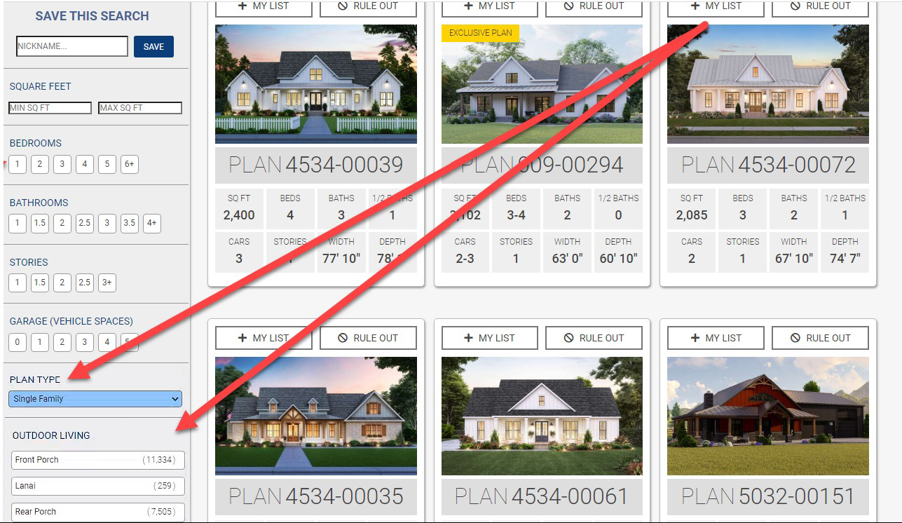 PLP with optimized filter facet order